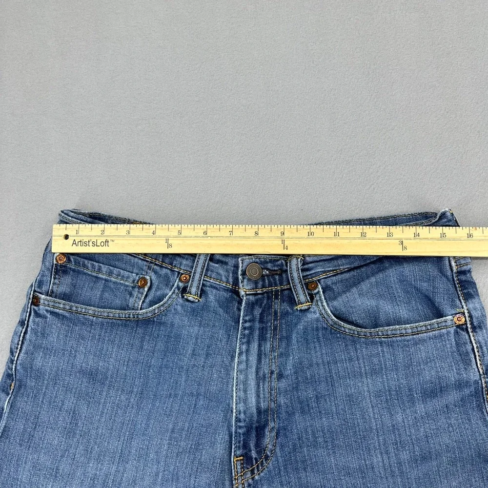 Levi's 511‎ Slim Fit Jeans Mens 34x30 Blue Medium Wash Distressed Denim